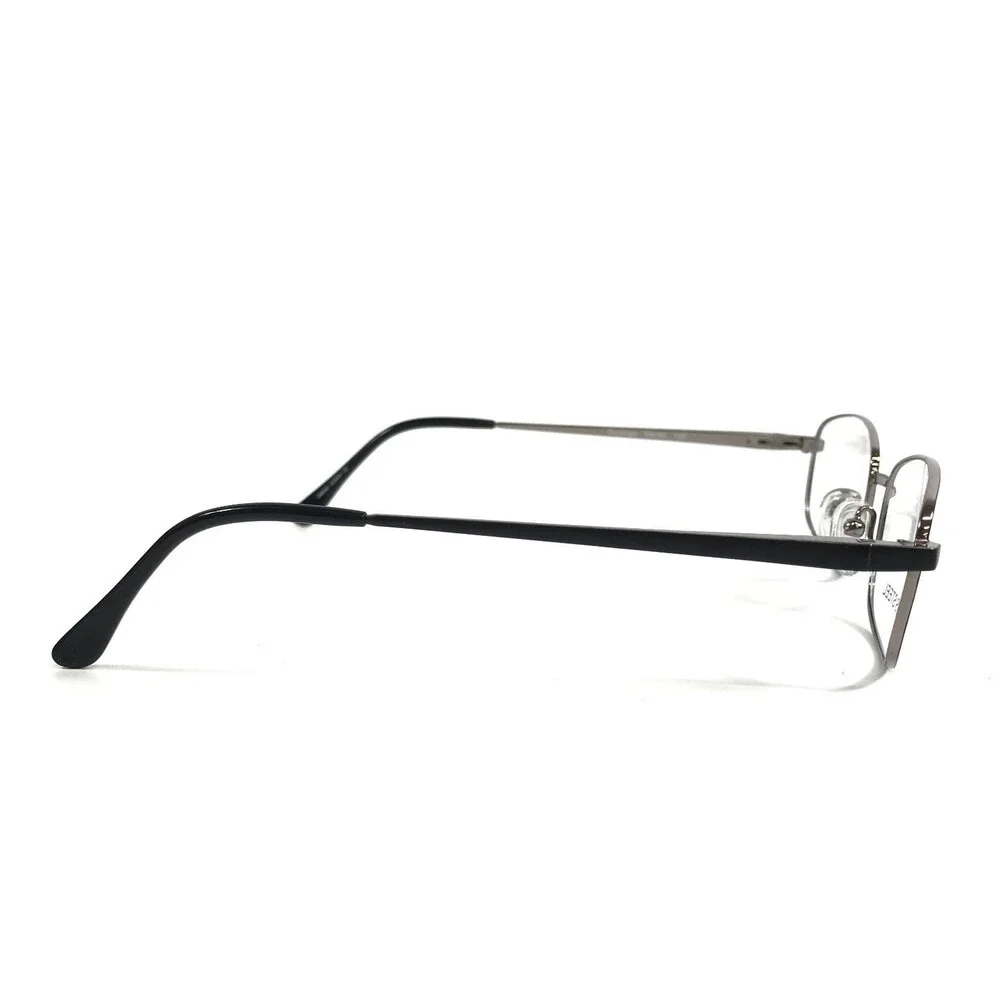 Durango Series Eyeglasses Frames JAMIE C3 Black Silver Rectangle 52-18-135